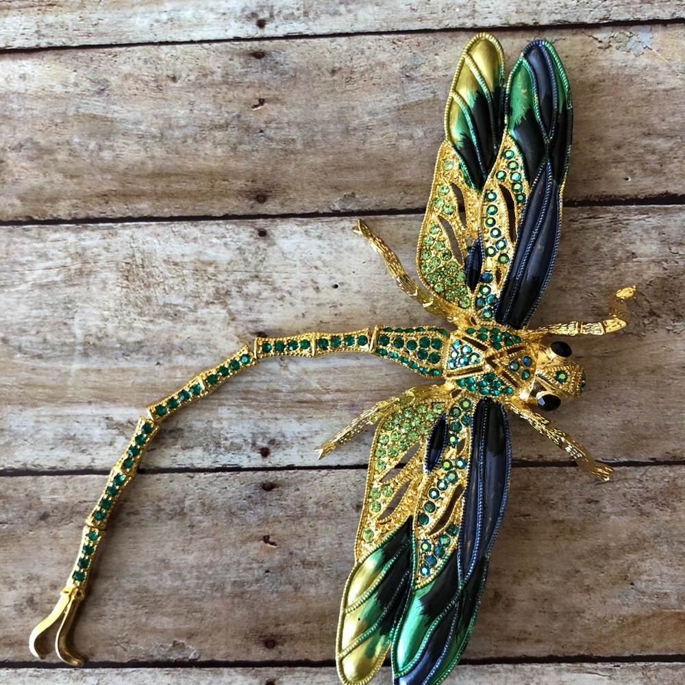 Dragonfly brooch-pendant - Picture 2 of 7